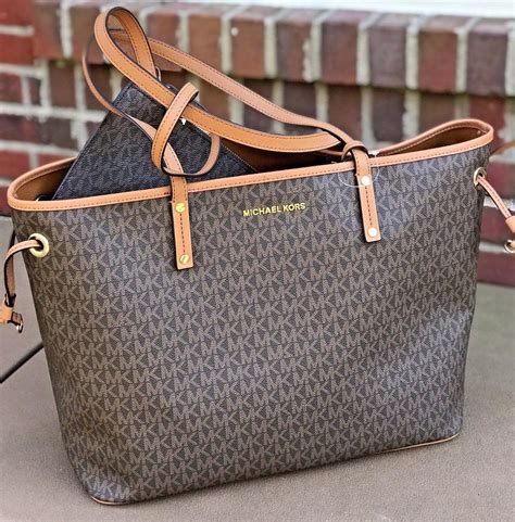 michael kors shopping bag brown|bag Michael Kors sale.